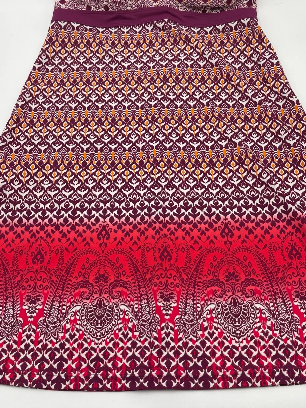 Athleta Printed Shorebreak Swim Dress Womens Large Swimwear Activewear